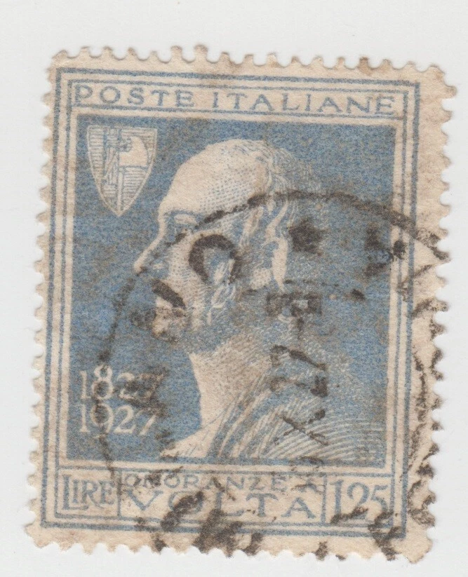 Италия 1927. Алессандро Вольта. Pioneer электричества. Цветовое разнообразие. Sc # 191. - Изображение 1 из 1