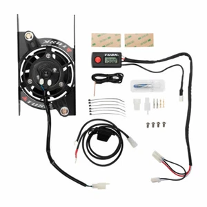Tusk Digital Radiator Fan Kit Compatible with KTM 300 XC-W 2008-16 /300 XC 09-06 - Picture 1 of 8