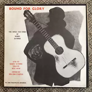 Woody Guthrie - Bound For Glory - 60s/70s Reissue Folkways FA 2481 w/Booklet VG+ - Picture 1 of 7