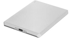LaCie External Hard Drive HDD Mobile Drive 2TB Moon Silver USB-C USB 3.0 PC iPad - Picture 1 of 6