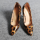 New Stylish Woman Leopard Pumps Pointed Toe Thin High Heels Super Sexy Shoes