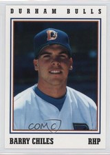 1993 Herald-Sun Durham Bulls Barry Chiles #34