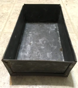Vintage Small 4" x 7.25" x 2" Handmade Welded Metal Industrial Tool Stash Box - Picture 1 of 5