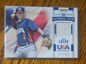 Trace Loehr Game Used Jersey -2013 Panini USA #/199 18U National Team Jersey - Picture 1 of 2