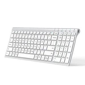 iClever BK10 Bluetooth Keyboard Multi Device Keyboard Rechargeable Bluetooth ... - Picture 1 of 7