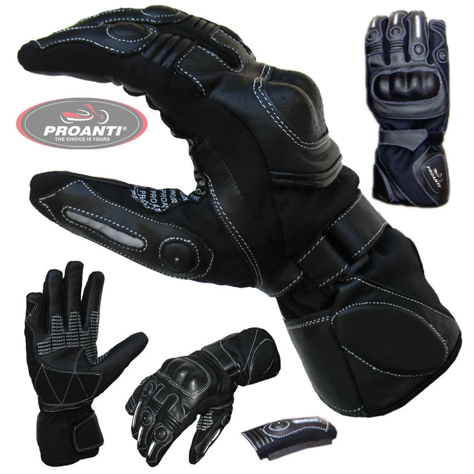 Sommer Regen Motorradhandschuhe mit Visierwischer PROANTI Motorrad Handschuhe