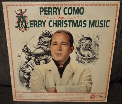 Perry Como Sings Merry Christmas Music Open Shrink Vinyl LP 1961 Holiday Classic - Image 1 of 3