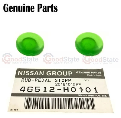 GENUINE Nissan 180SX Silvia S13 300ZX Z32 Skyline R32 Brake Pedal Stopper Pad x2 - Image 1 of 3
