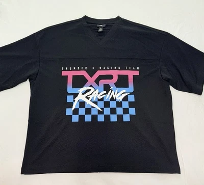 CAMISETA H&M MALLA OVERSIZE FIT TXRT TALLA X-GRANDE Foto 1 de 4