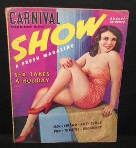Carnival-Show Magazine~August 1941, Hollywood/Art/Girls/Theater/Broadway - Bild 1 von 9
