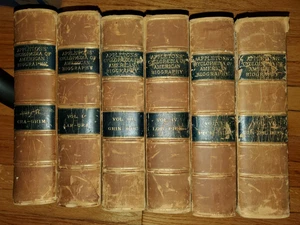 APPLETON'S CYCLOPAEDIA OF AMERICAN BIOGRAPHY (1887-9 BOOK SET) - Bild 1 von 8