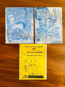 ONE PIECE Card Monkey D. Rufy P-033 Promo Weekly Shonen Jump rivista 1/2023 JP - Foto 1 di 8
