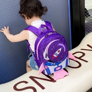With Safety Guide School Bags 3d with Drawing Early Education Bag School - Picture 1 of 12