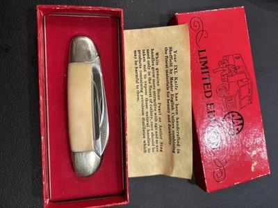 Faca de bolso IXL SHEFFIELD ENGLAND GEORGE WOSTENHOLM MAC TOOLS 3- LÂMINA RARA - Imagem 1 de 4