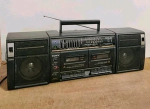 Sony CFS-W450L Dual Deck - Vintage RADIO CASSETTE RECORDER BOOMBOX ✅FM/SW/MW - Imagen 1 de 5