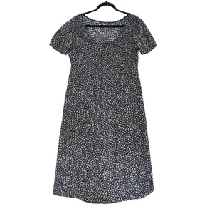 Vintage Dress Womens Medium/Large* Black Floral Babydoll 90s Grunge *No Tags - Picture 1 of 7