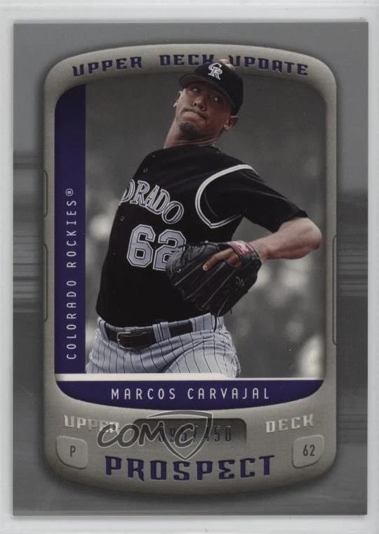 2005 Upper Deck Update Silver /450 Marcos Carvajal #141 Rookie RC - Image 1 of 2