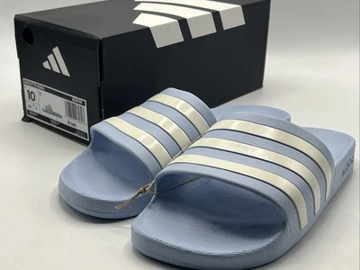 Sandalias Adidas Para Mujer Talla 10 Azul Adilette Slides IE8919 ¡Nuevas! Foto 1 de 4