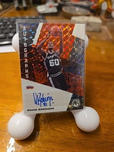 David Robinson NBA Mosaic Autograph  No. AM-DRB 2019 / 20 Auto Basketball karten - Bild 1 von 8