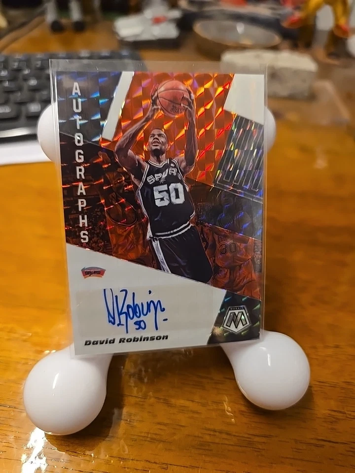 David Robinson NBA Mosaic Autograph  No. AM-DRB 2019 / 20 Auto Basketball karten - Bild 1 von 4