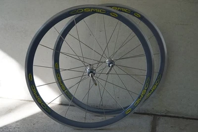 1990's Mavic Cosmic Pro High-End Shimano 8/9/10-speed Wheelset 28" Tubular OK/GC - Bild 1 von 4