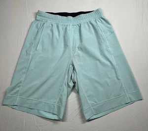 Lululemon Pace Breaker Linerless Shorts Mens Medium Green Quick Drying Athletic - Picture 1 of 6