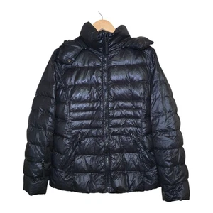 Chaqueta Abrigo Andrew Marc Mujer Grande Negra 650 Relleno Extraíble Capucha Puffer - Imagen 1 de 24