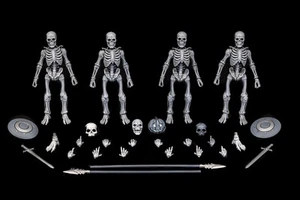 Mythic Legions: Graveyard Skeletons 4-Pack FOUR HORSEMEN TOY DESIGN - Bild 1 von 12