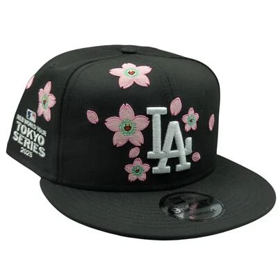 Takashi Murakami x MLB World Tour Tokyo Series 2025 New Era Dodgers Snapback NEGRO Foto 1 de 4