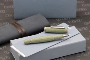 SCRIBO Feel Verde Antico Fountain Pen - 14k Flex EF Nib - Picture 1 of 8