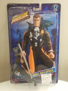 Lanard 2004 Ultra Adventure Deep sea diver 12" fully articulated Action Figure - Picture 1 of 7