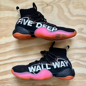 Adidas CRAZY BYW X WALL WAY Men Size 11.5 Five Deep John Wall PE Black EE9059 - Picture 1 of 6