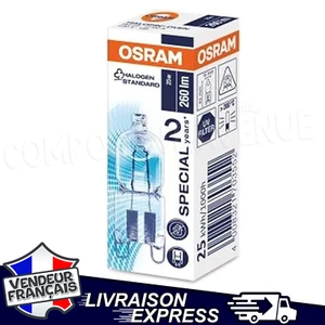 AMPOULE LAMPE HALOGÈNE OSRAM SPECIALE FOUR G9 OVEN T 25W 2700K 230V (2042) - Picture 1 of 1
