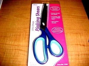  PINKING SHEARS 8-3/4”-TITANIUM-ULTRA SHARP-NEW LOWER PRICE & LIFETIME WARRANY! - Picture 1 of 1