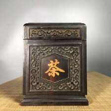 Rare China antique Natural Rosewood Hand-carved Exquisite Tea Pot 