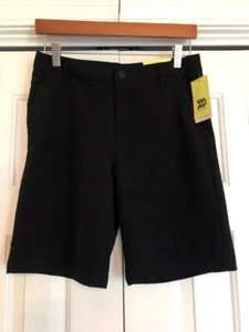 All In Motion Boys’ Golf Shorts Stretch -  Black - Size Youth 14 - Picture 1 of 8