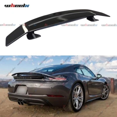 For Porsche 911 Carrera Turbo 991 46" Rear Trunk Spoiler GT Style Wing Gloss Blk - Imagem 1 de 4