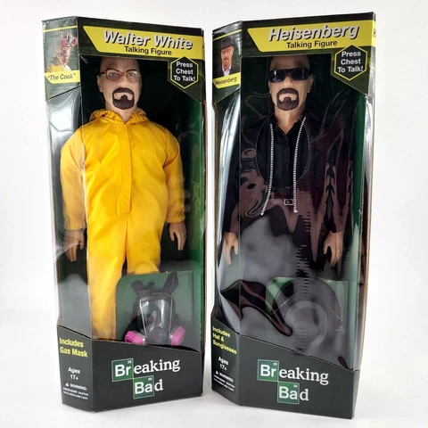 Breaking Bad Heisenberg Dealer & The Cook 17" Talking Figure SET Walter White Cover