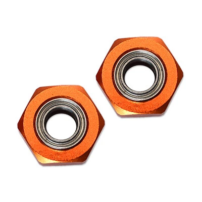 Aluminum Front &Rear Wheel Hex Adapter w/ Bearing For 1/10 Tamiya DT-03 RC CarZ5 - Image 1 of 4