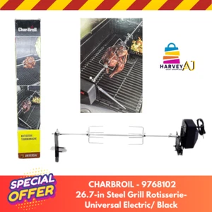 CharBroil 9768102 26,7 Zoll Stahl Grill Drehspieß - Bild 1 von 6