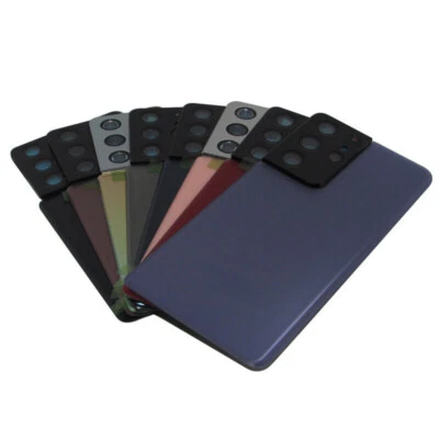 适用于三星 Galaxy S21 超后电池门保护套 外壳 + 相机镜头更换 — 第 1/4 张图片