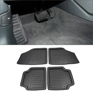 4Pcs Set Universal Front Rear Heel Pad Carpet Floor Mats For Car Truck - Picture 1 of 10