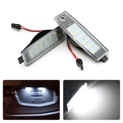 2Pcs White LED License Plate Light Tail Lamp For Toyota Highlander Lexus RX300 - Image 1 of 4