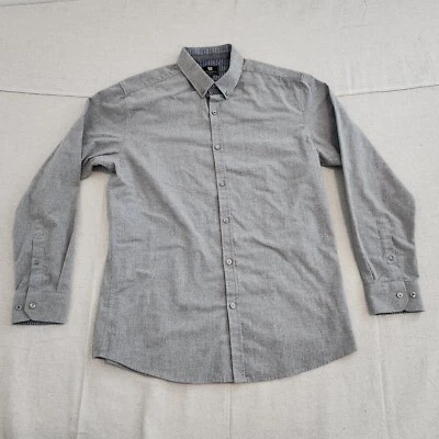 Camisa Steel Jelly London Para Hombre Grande Manga Larga Abotonada Franela Puño Abatible Foto 1 de 4