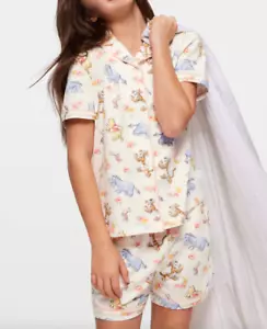 NEW PETER ALEXANDER PJ SET WINNIE THE POOH TOP & SHORTS JNR GIRLS 6 RRP$59.95 - Picture 1 of 6