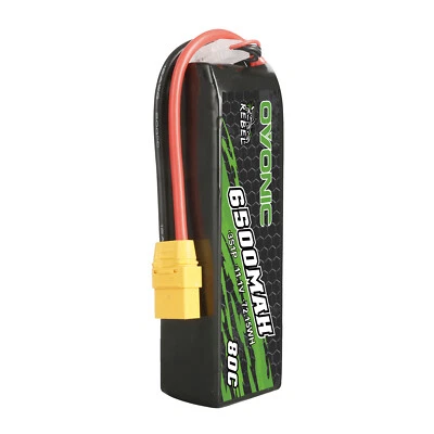 Ovonic 11.1V 6500mAh 80C 3S Lipo Akku Mit XT90 für RC Auto LKW Heli Jet ARRMA 3S - Bild 1 von 4
