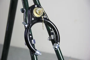 Bike Bicycle Lock Pad Lock Wheel Lock Vintage Style Iron Black - Picture 1 of 8