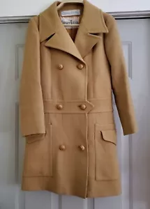 RARE Vintage 1960's Catherine Guilbert Paris for Bonwit Teller Wool Coat - Picture 1 of 7