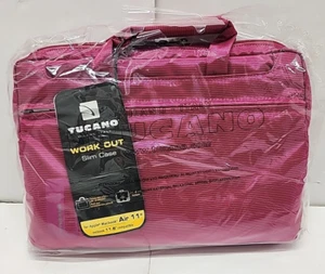 Tucano Work Out schmale Laptoptasche Aktentasche für 13,3 Zoll Laptop - rosa - Bild 1 von 2