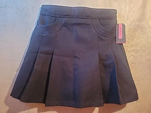 NWT Nautica Girl's Blue Pleated Skirt Skort School Uniform w/pockets, Size 10 - Picture 1 of 7